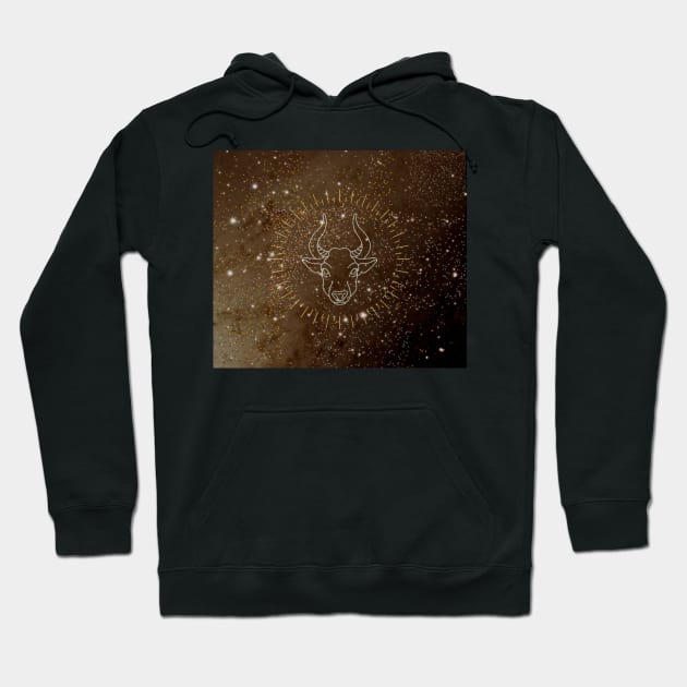 Taurus Season Hoodie by Honu Art Studio